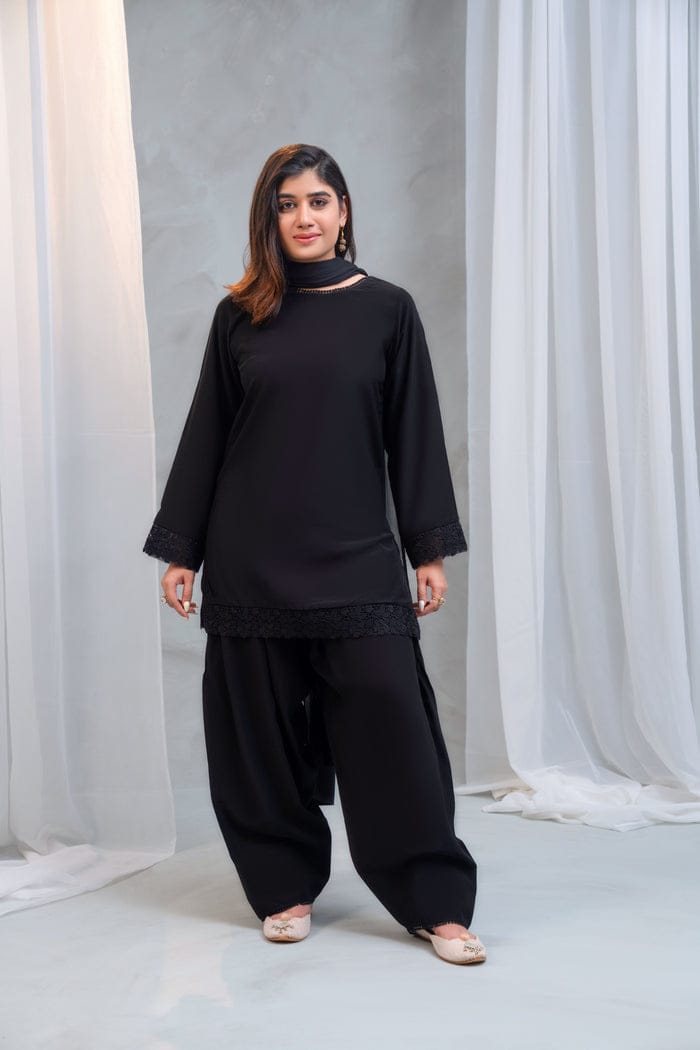 ZOHA BLACK 3PC.