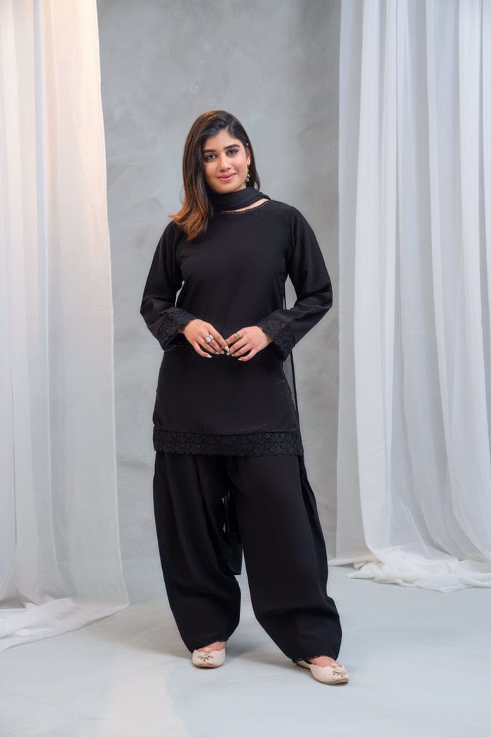 ZOHA BLACK 3PC.