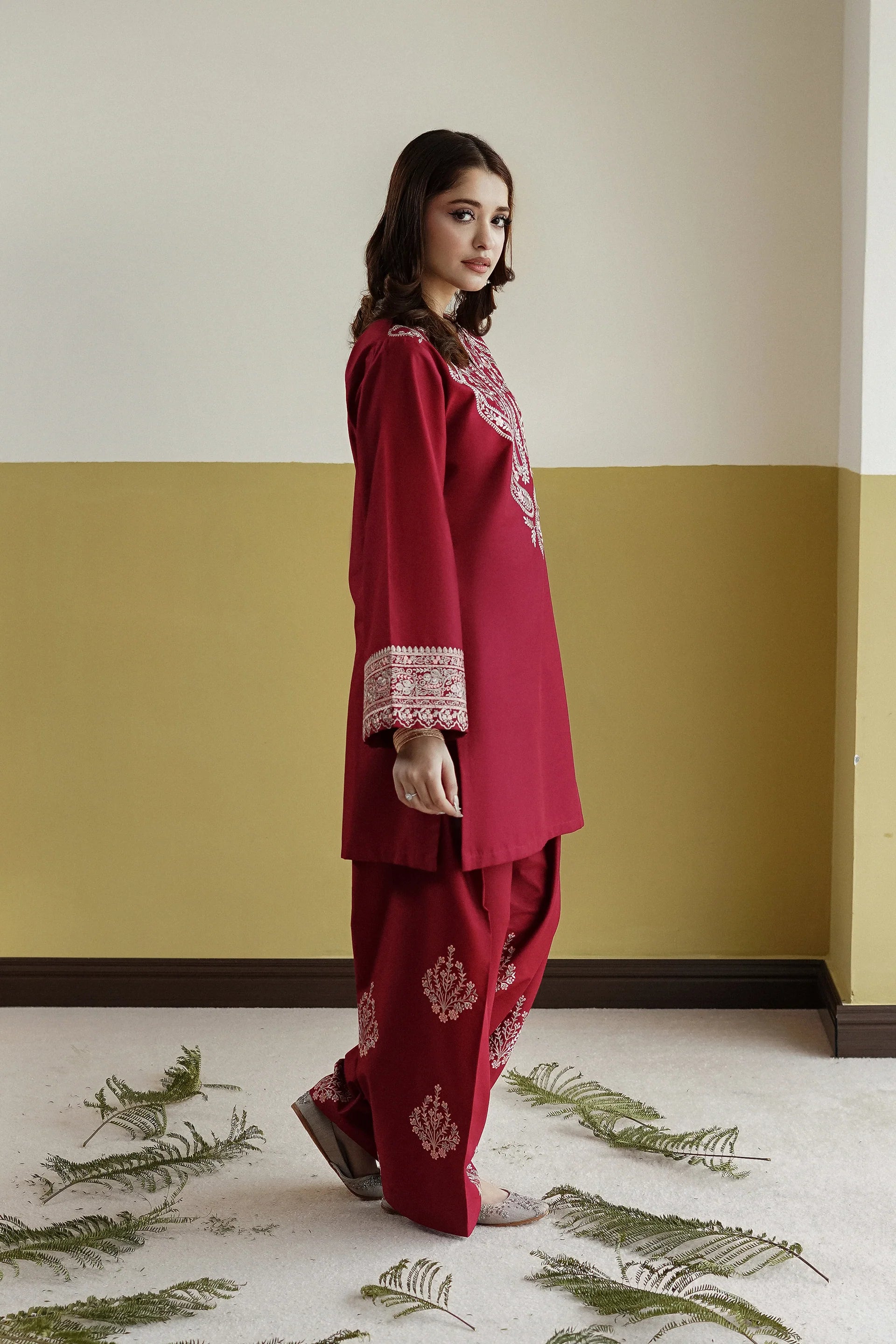 Gulnaar 2pc embroidered