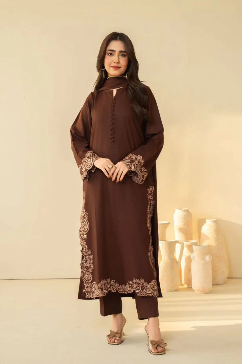 MIRAL Embroidered 3PCS