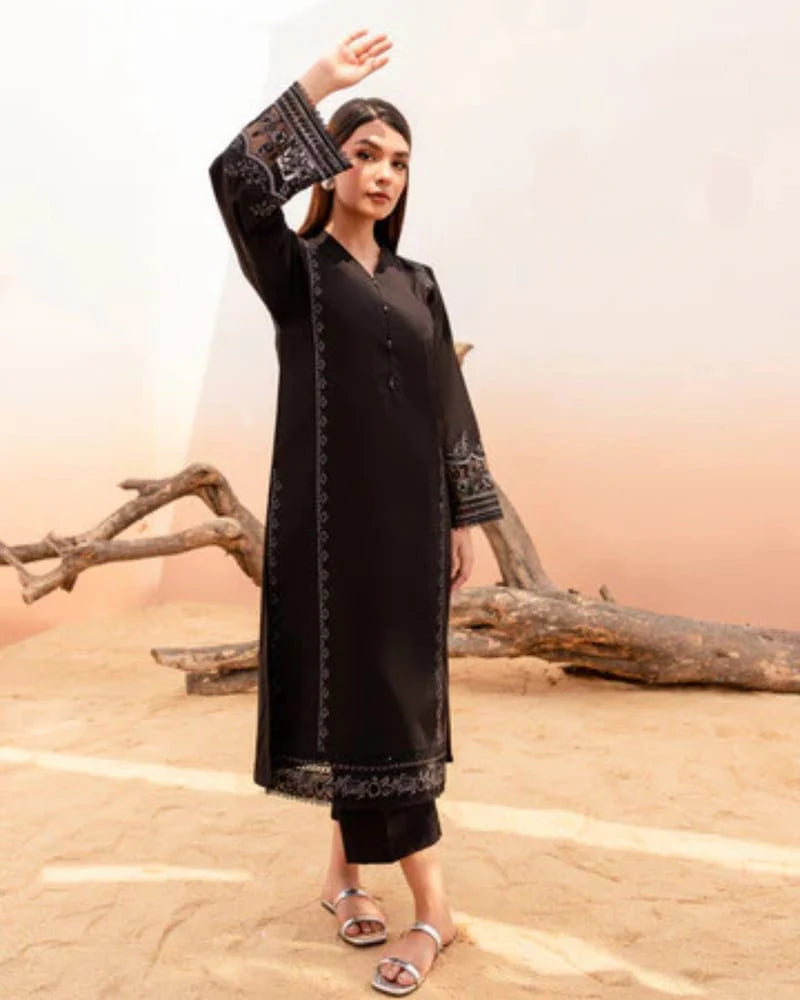 Azure 2Pc Embroidered Lawn Suit