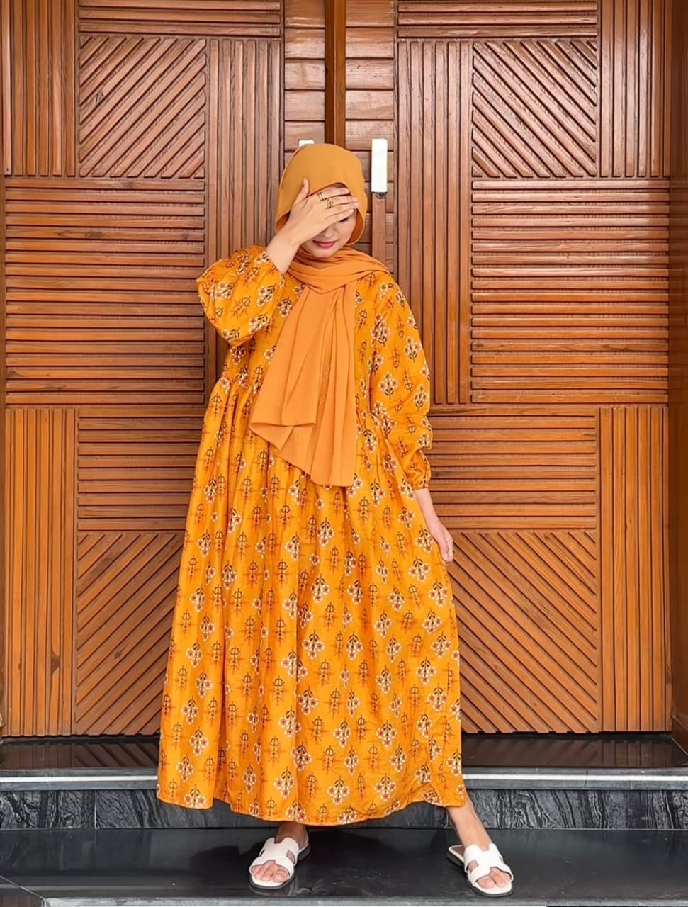 Honey Long printed  Frock