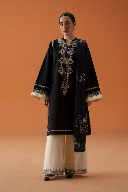 NOOR E BLACK 2PC.