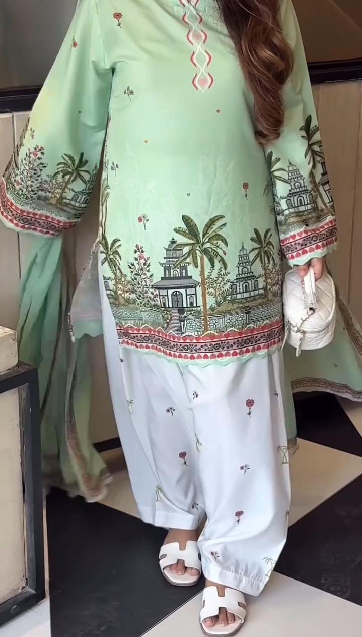 Mahi printed 3pc.