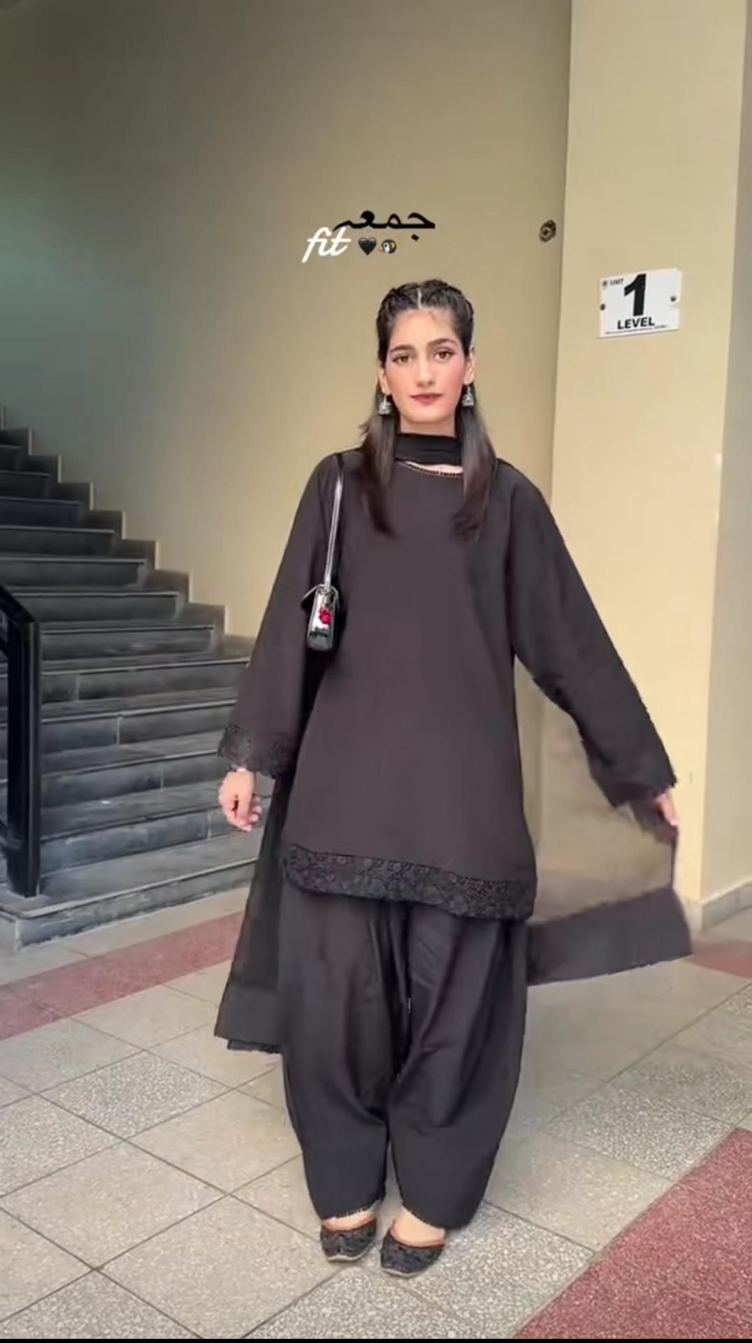 ZOHA BLACK 3PC.