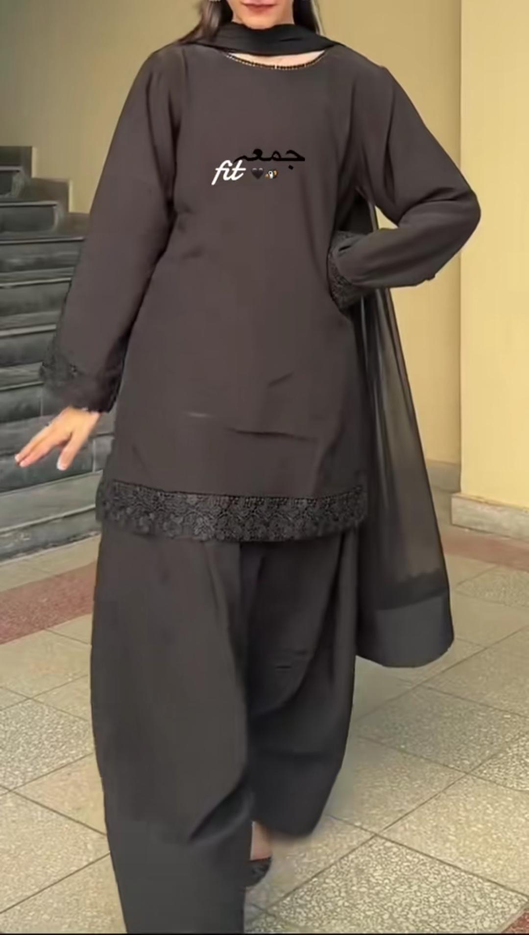 ZOHA BLACK 3PC.